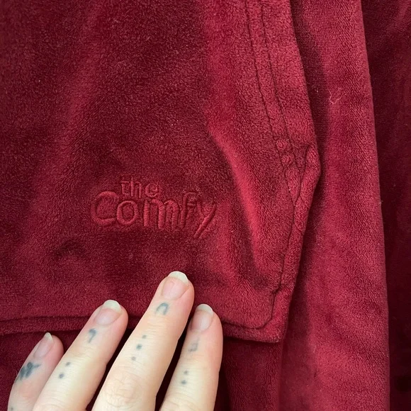 The Comfy Original in burgundy - unlined - Picture 3 of 3
